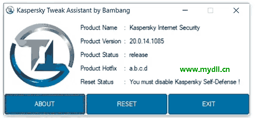 برنامج Kaspersky Tweak Assistant